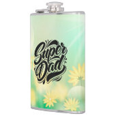 Super-Daddy-Held-Typografie-Design-67888 Flachmann (Links)