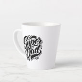 Super-Daddy-Held-Typografie-Design-67888 Milchtasse (Linke Ecke)
