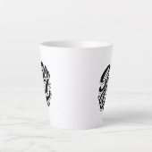 Super-Daddy-Held-Typografie-Design-67888 Milchtasse (Vorderseite)