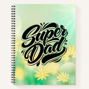 Super-Daddy-Held-Typografie-Design-67888 Notizblock