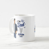 Super-Daddy-Kaffeetasse-Design Kaffeetasse (Vorderseite Links)