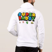 SUPER DADDY MARIO STYLE HOODIE (Rückseite)