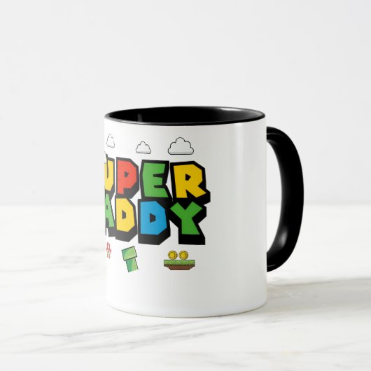 SUPER DADDY MARIO STYLE TASSE (VorderseiteRechts)