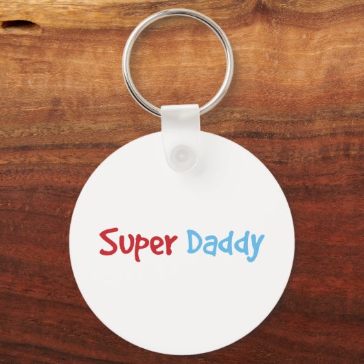 Super Daddy Schlüsselanhänger (Vorderseite)