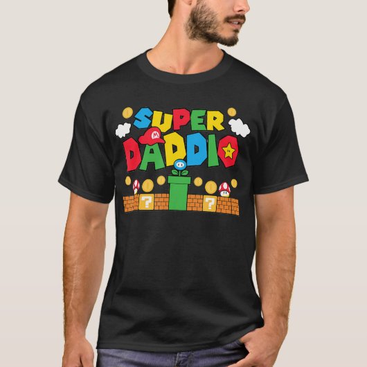 Super Daddy - Vatertag Shirt Geschenk - Vatertag D (Vorderseite)