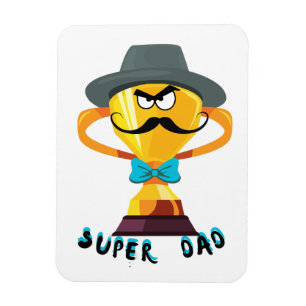 Super-Daddy Vatertagsgeschenk Magnet