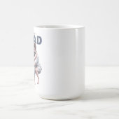 Super-Daddy-Wasserfarben-Design Kaffeetasse (Mittel)