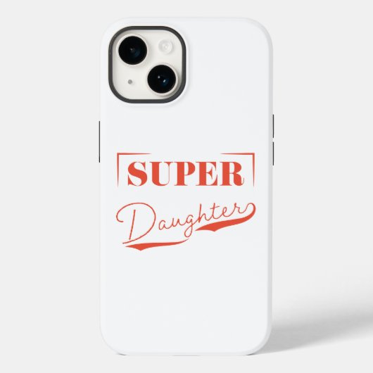 Super Daughter Case-Mate iPhone Hülle (Rückseite)