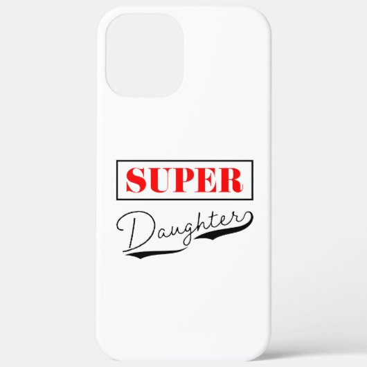 Super Daughter Case-Mate iPhone Hülle (Rückseite)