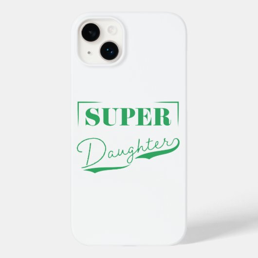 Super Daughter Case-Mate iPhone Hülle (Rückseite)