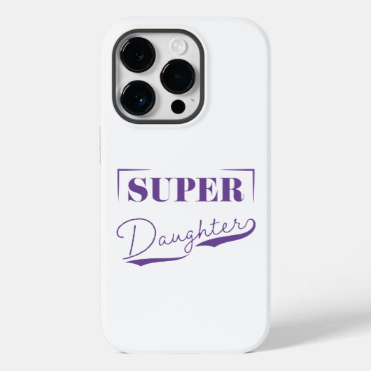 Super Daughter Case-Mate iPhone Hülle (Rückseite)