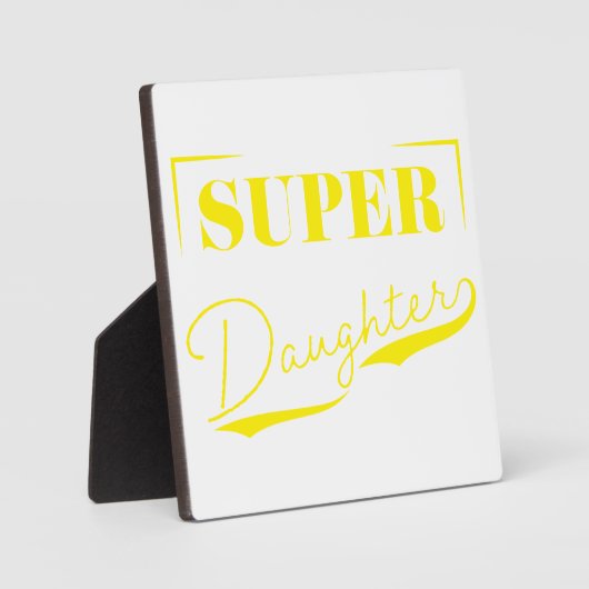 Super Daughter Fotoplatte (Vorderseite)