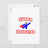 Super Daughter Postkarte (Vorne/Hinten)