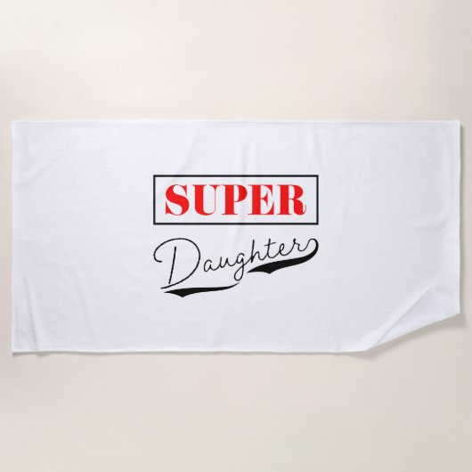 Super Daughter Strandtuch (Vorderseite)
