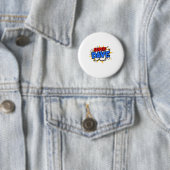 Super Dave Funny Comic Cartoon Vathers Day Persona Button (Beispiel)