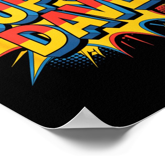 Super Dave Funny Name Daves  Poster (Ecke)