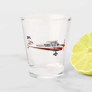 Super Decathlon Aerobatic Airplane Shootglas Schnapsglas