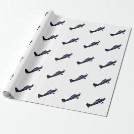 Super Decathlon mit Black Scheme Wrapping Paper Geschenkpapier
