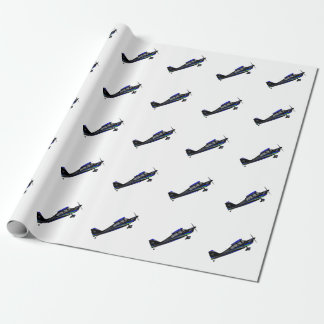 Super Decathlon mit Black Scheme Wrapping Paper Geschenkpapier