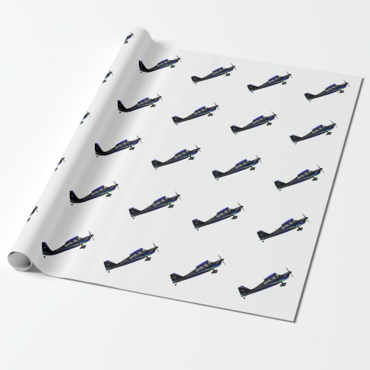 Super Decathlon mit Black Scheme Wrapping Paper Geschenkpapier (Ungerollt)