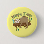Super Delightful Baby Sloth Button (Vorderseite)