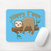 Super Delightful Baby Sloth Mousepad (Mit Mouse)