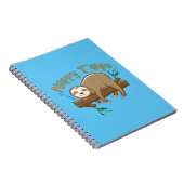 Super Delightful Baby Sloth Notizblock (Rechte Seite)