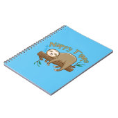Super Delightful Baby Sloth Notizblock (Linke Seite)