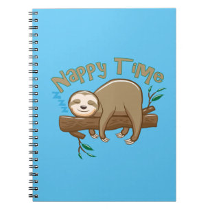 Super Delightful Baby Sloth Notizblock