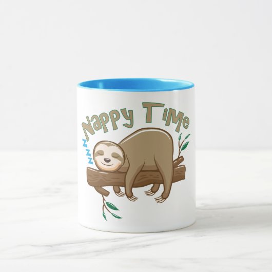 Super Delightful Baby Sloth Tasse (Zentrum)