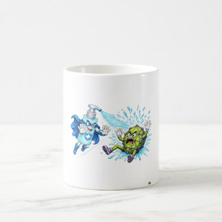 Super-Desinfektionsmittel gegen Germ-Monster Kaffeetasse