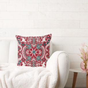 Super detailliert Nordic bestickt Throw Kissen