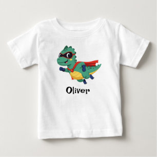 Super Dino Held – Süßer fliegender T-Rex mit Cape Baby T-shirt