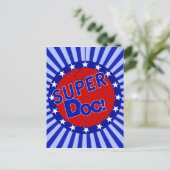 SUPER DOC - ARZT - PHYSIZISCH POSTKARTE (Stehend Vorderseite)