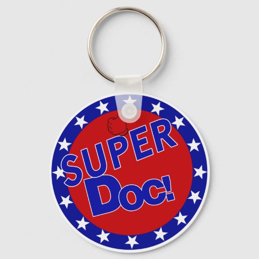 SUPER DOC STUDIERT DIE ERMUTIGUNG SCHLÜSSELANHÄNGER (Vorderseite)