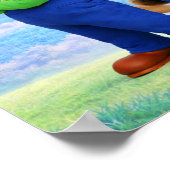 "Super Doggio Bro's" Poster (Ecke)