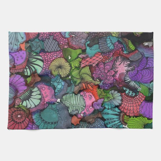 Super Doodle Kitchtuch Geschirrtuch (Horizontal)