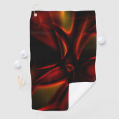 Super dunkelrote, seltsame Stücke in seidenem bis Golfhandtuch (Insitu)