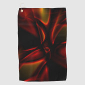 Super dunkelrote, seltsame Stücke in seidenem bis Golfhandtuch (Vorderseite)