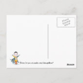 Super Duper Boy Postkarte (Rückseite)