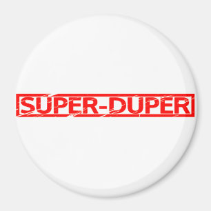 Super-Duper-Briefmarke Magnet