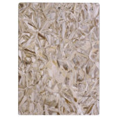 Super Duper Cool OSB Plywood Print Klemmbrett (Rückseite)