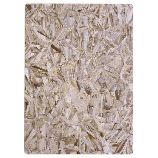 Super Duper Cool OSB Plywood Print Klemmbrett (Rückseite)
