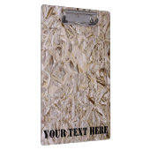 Super Duper Cool OSB Plywood Print Klemmbrett (Rechts)