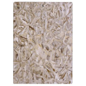 Super Duper Cool OSB Plywood Print Klemmbrett (Rückseite)