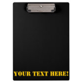 Super Duper Cool OSB Plywood Print Klemmbrett (Vorderseite)