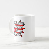 Super Duper Phantastisch 1. Klasse Lehrer Kaffeetasse (Vorderseite Links)