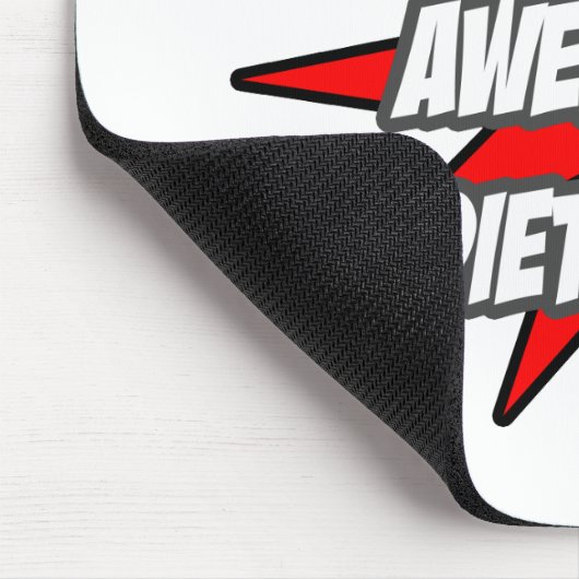 Super Duper Phantastisch Dietitian Mousepad (Ecke)