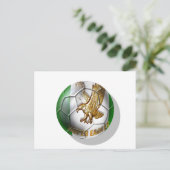 Super Eagles Logo Fußball Fans Geschenke Postkarte (Stehend Vorderseite)