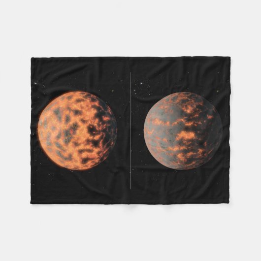 Super-Earth 55 Cancri E Fleecedecke (Vorderseite (Horizontal))